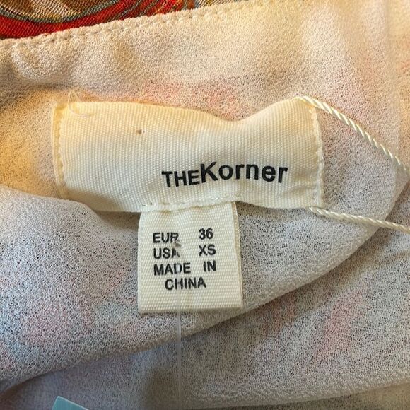 The Korner Tirana Floral Pleated Maxi Dress XS - Picture 6 of 9